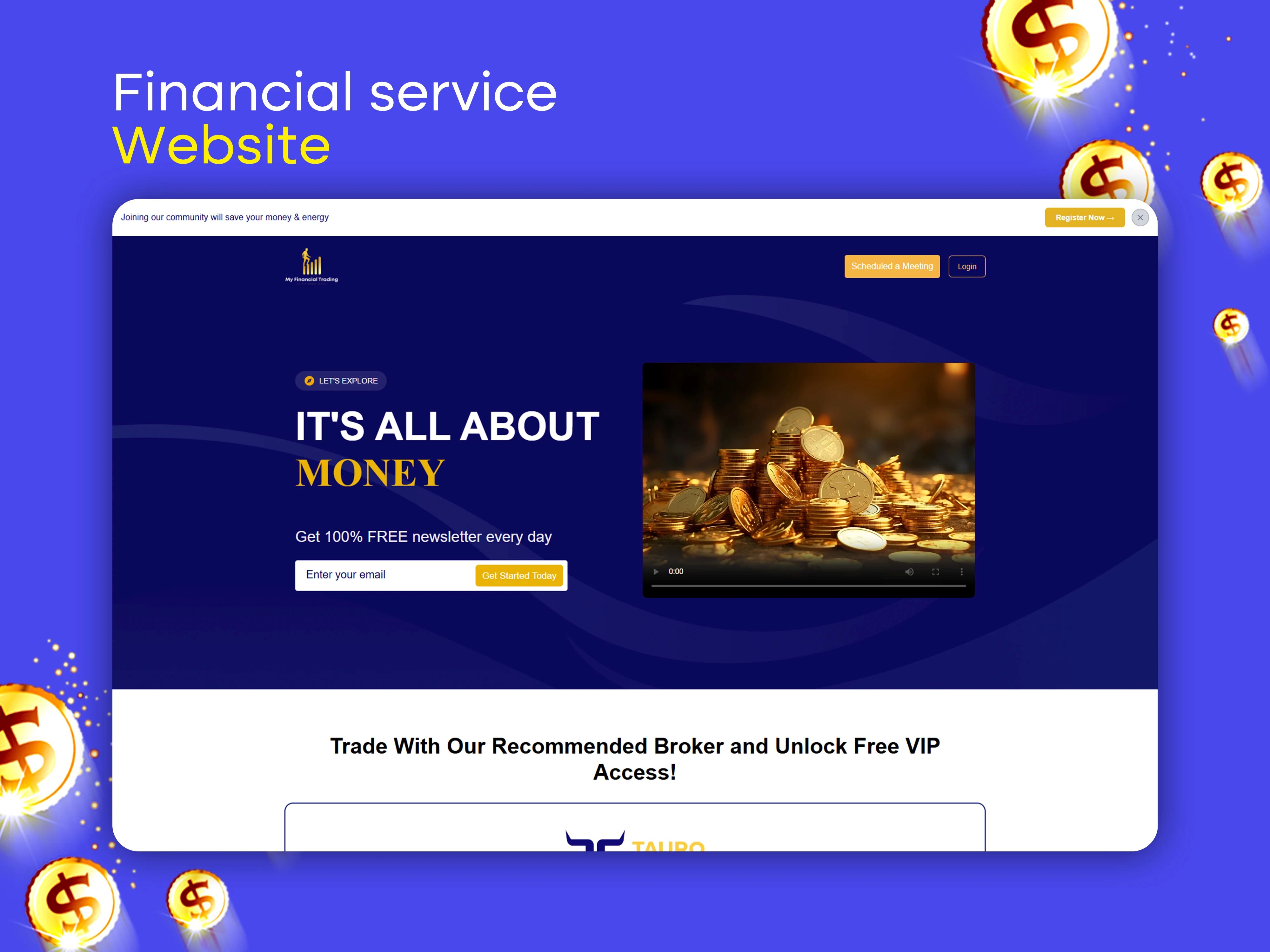 Financial Website